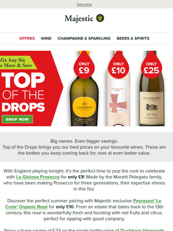 Our best deals: Peyrassol Rosé £10, La Gioiosa Prosecco £9 & Duckhorn £25