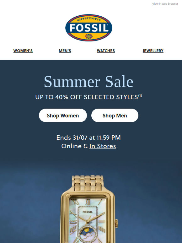 Up to 40% off: Sale Is On