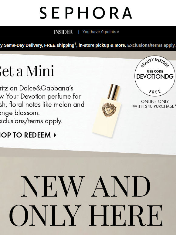 Your first look at what’s new and only at Sephora ✨