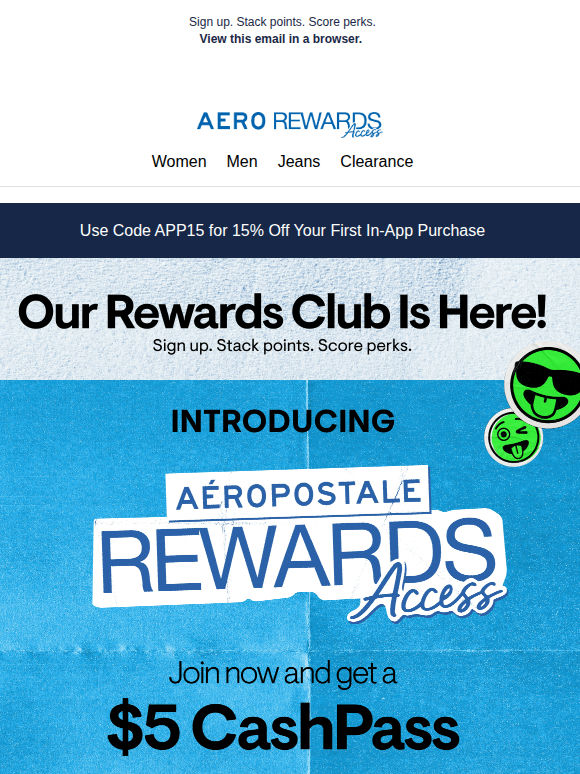 Join Aero Rewards ✔️Get A $5 CashPass ✔️