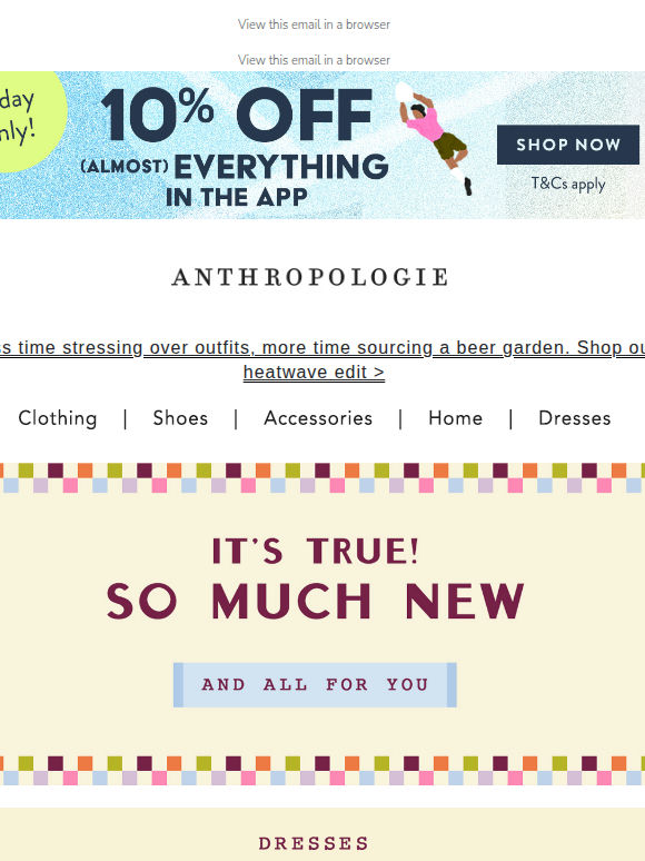 Melting? Same! 10% off (almost) everything in the app