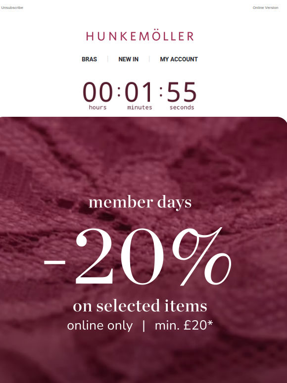 Final hours🚨to get your 20% OFF