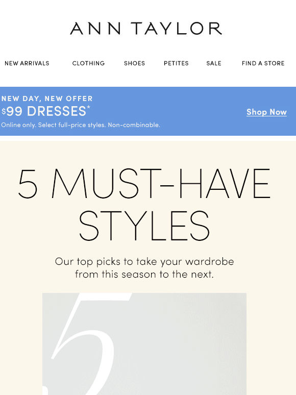 New Day, New Offer, New ($99!) Dresses