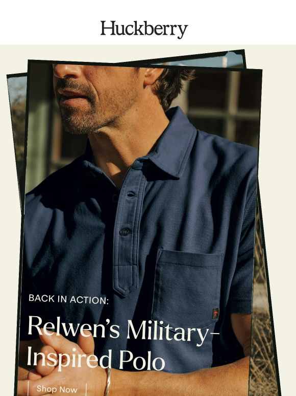 Relwen’s Military-Inspired Polo