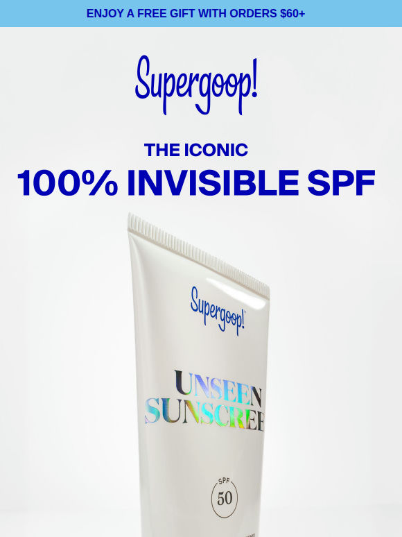 100% invisible SPF, all summer long