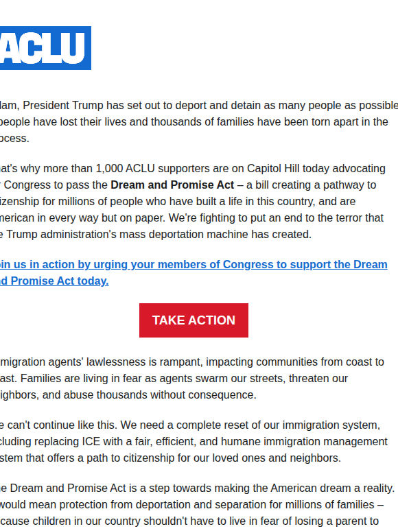 Why we're in D.C. today