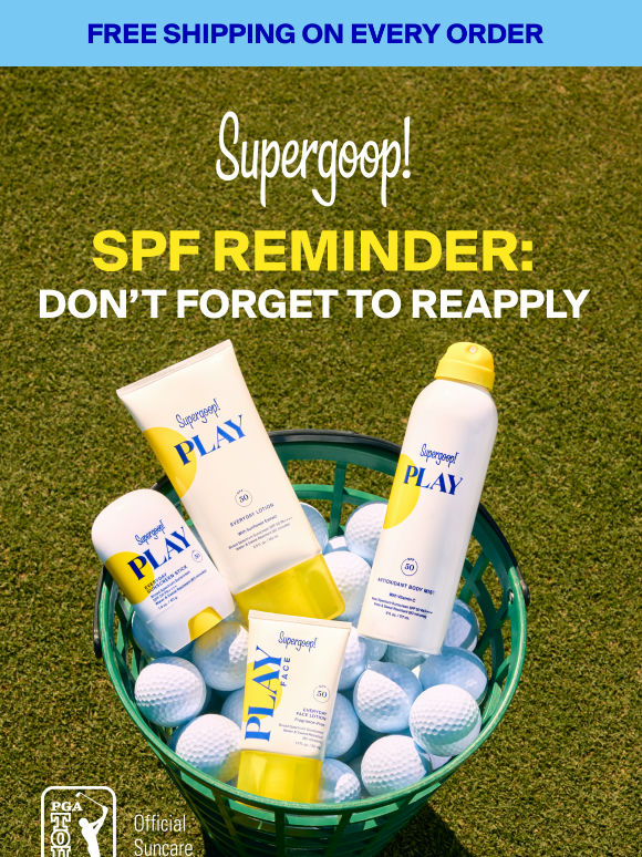 SPF reapplication reminder ‼️