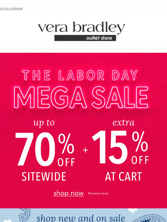 The Labor Day Mega Sale starts NOW 🎉