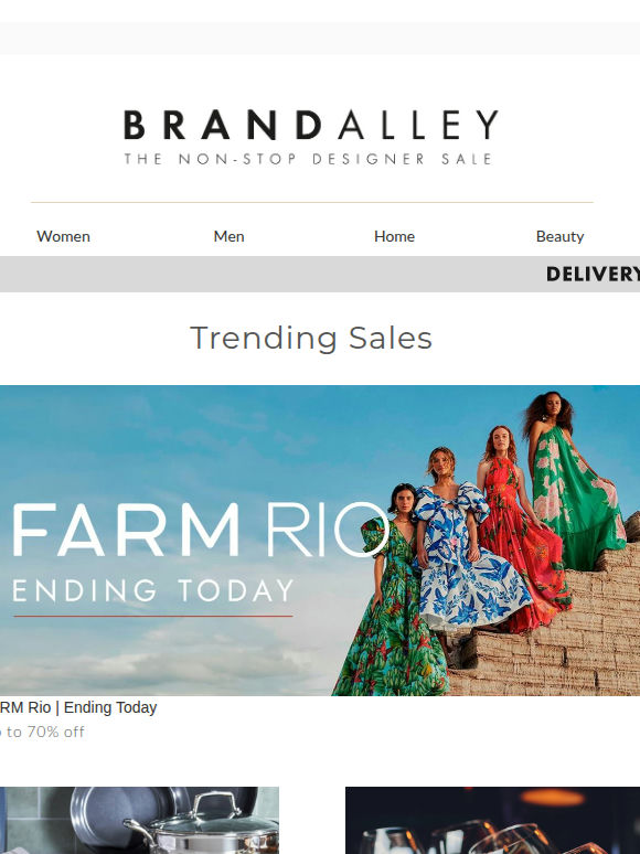 Final day Farm Rio | Up to 70% off Ted Baker, Zwilling & more