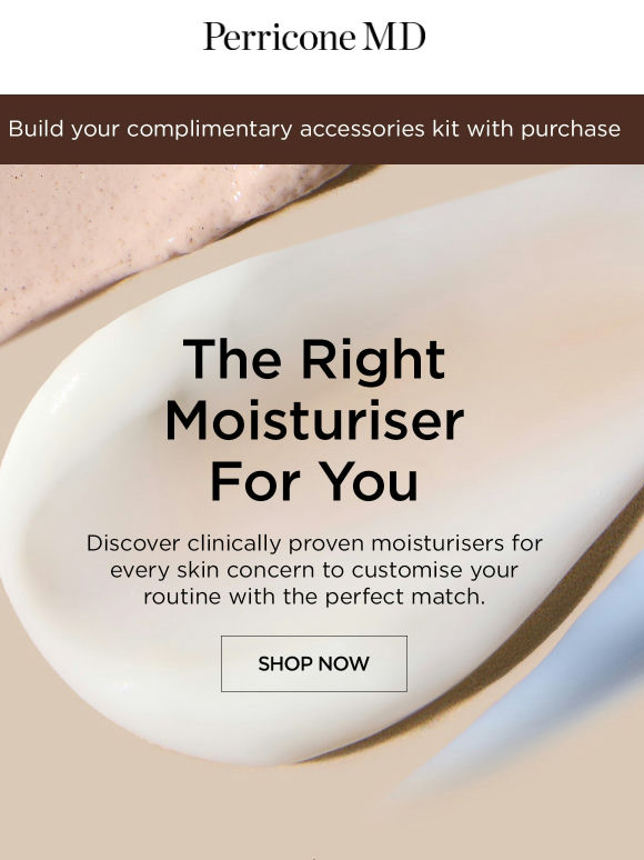 Find the right moisturiser for you..