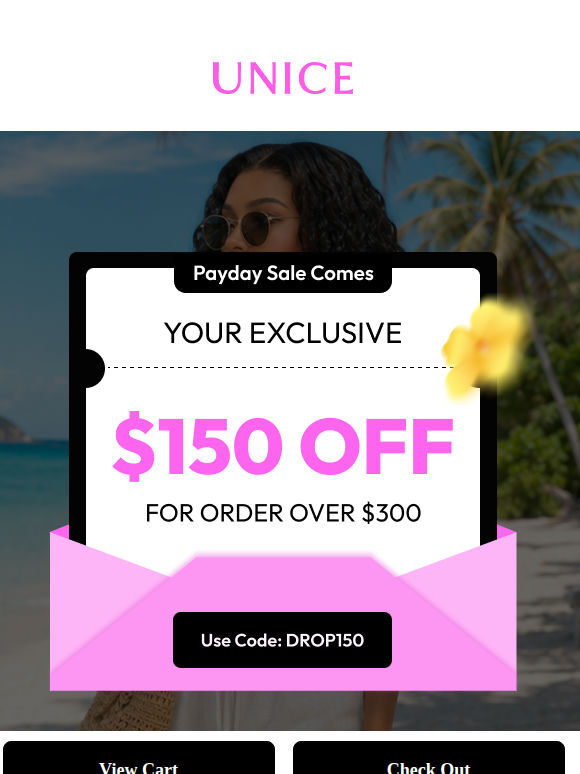 $50 off every $100 with DROP150