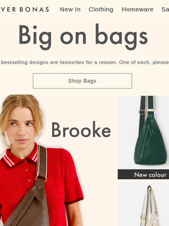 Big on bags | Meet our new styles