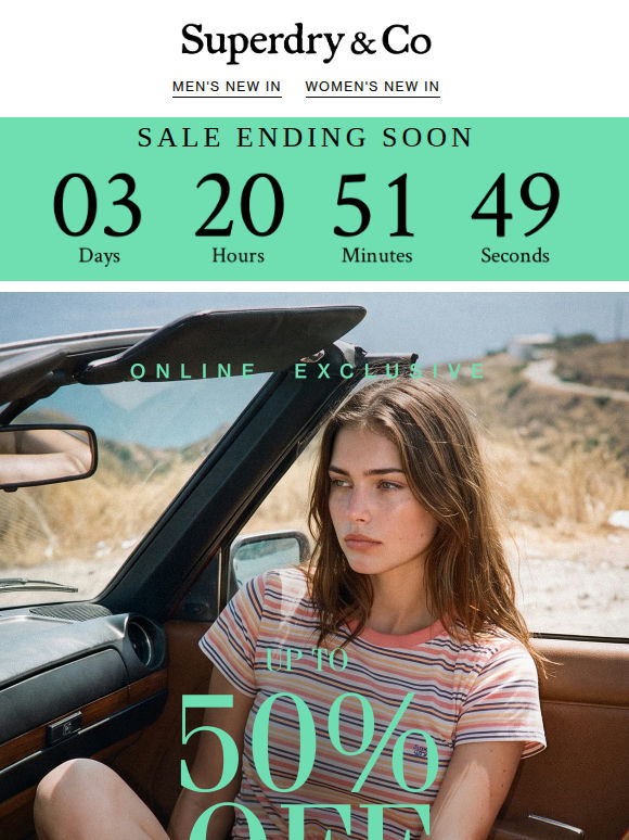 Bank Holiday Sale, Nearly Gone
