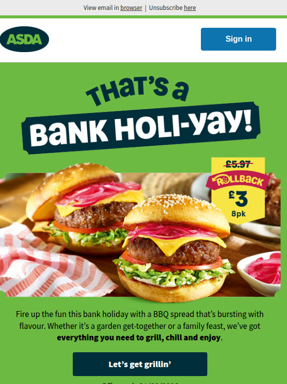 Bring on the bank holiday! 👀✨