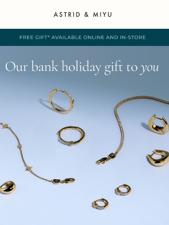 Unwrap free earrings (worth up to £90!)