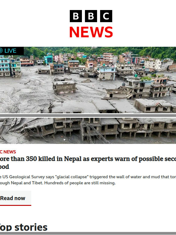 33 UK nationals missing in Nepal floods | Moon set to turn red in rare partial lunar eclipse | Top Gear to return to TV | UK salmonella cases nearing 500
