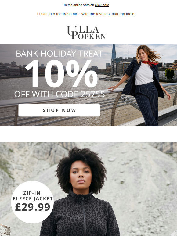 Get 10% OFF sporty styles ⚡