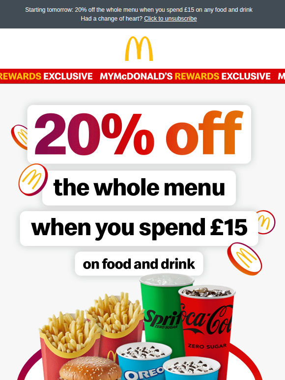 MyMcDonald’s Rewards comes with perks 🥳✨