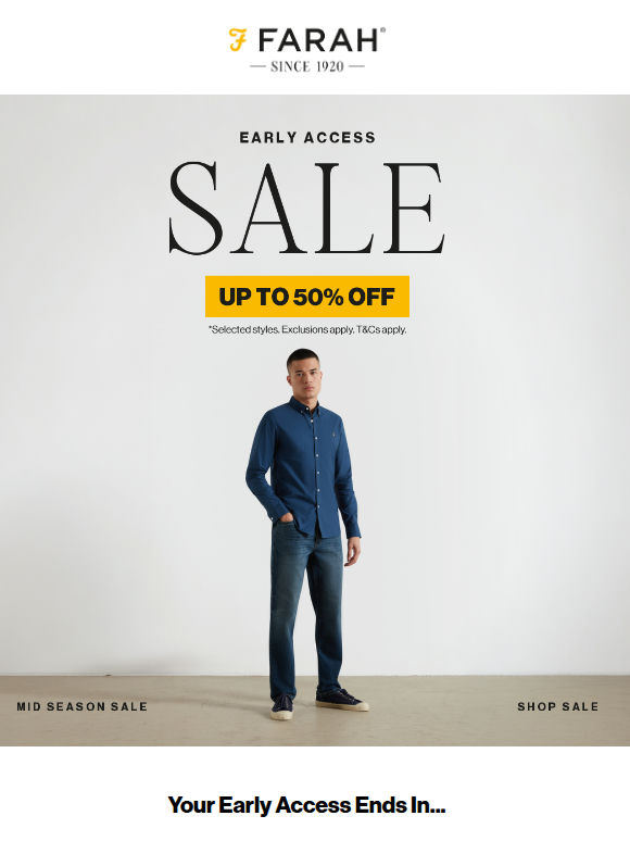 Final Call: Your VIP Up to 50% Off Ends at Midnight
