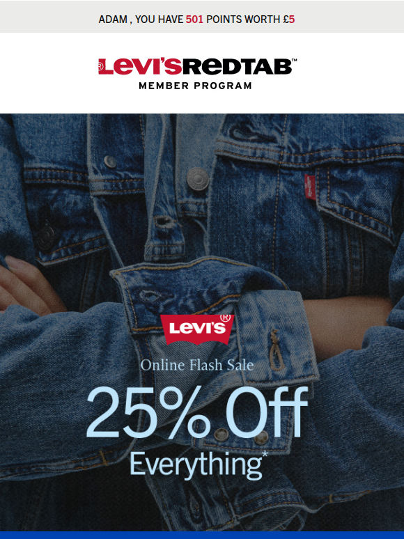 Don't miss it! 25% off everything*  