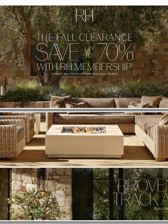 Outdoor Woven Collections Up to 70% Off. The Fall Clearance.
