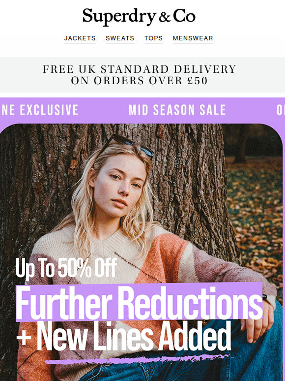 Mid-Season Sale: Jackets, Hoodies, Sweats & More