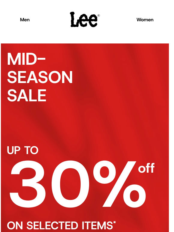 Last Chance : 30% off sale