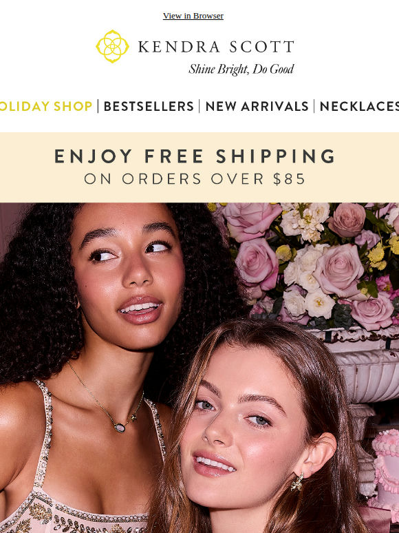 NOW LIVE: Kendra Scott x LoveShackFancy
