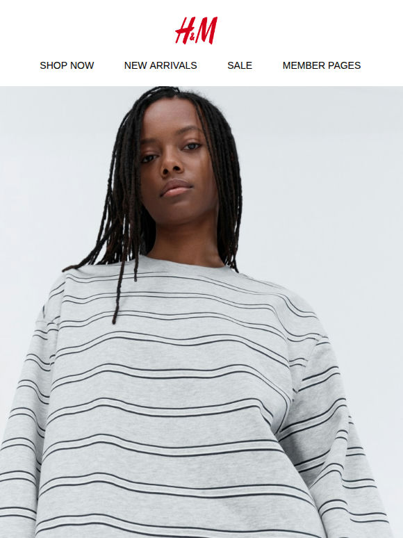 Stripe right: up to 25% off tops, knits & more