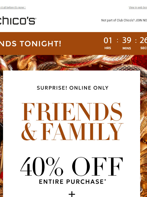 LAST HOURS! 40% OFF + $50 OFF + FREE SHIPPING