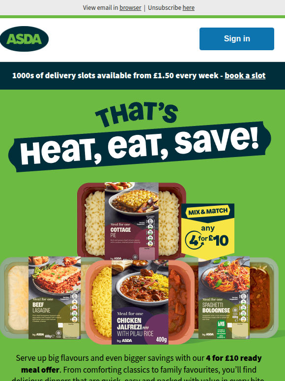 Easy meals, easy savings! 🍽️😍