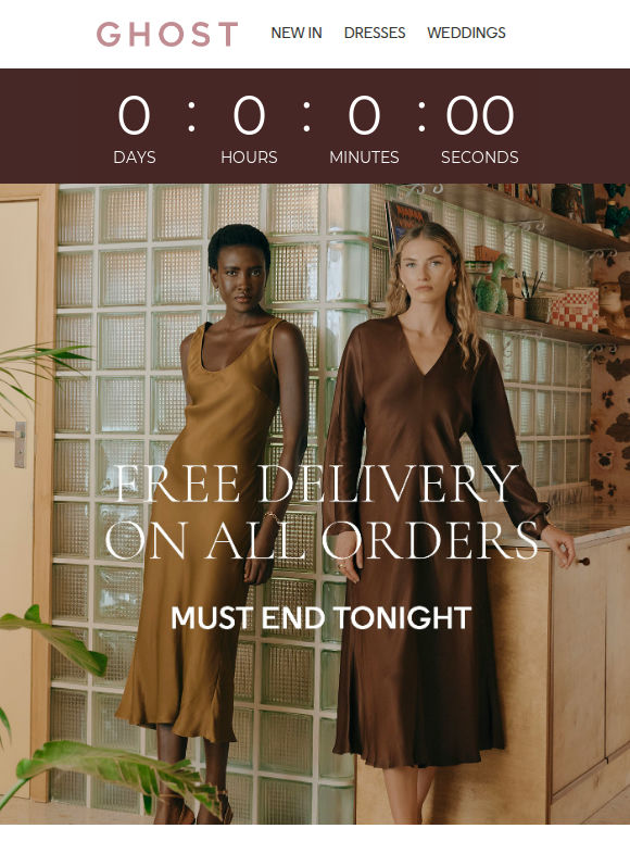 Last Chance For Free Delivery