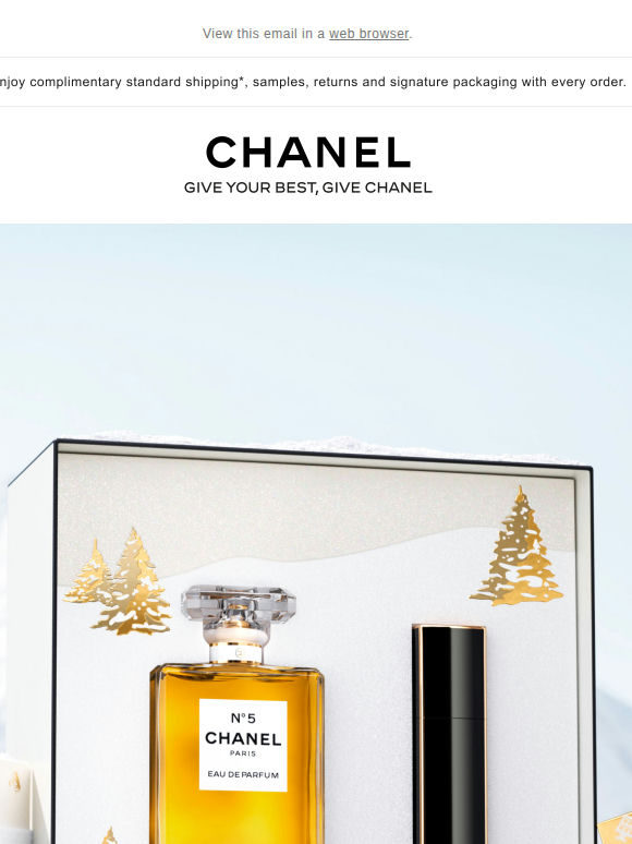 Give the gift of a fragrance set by CHANEL