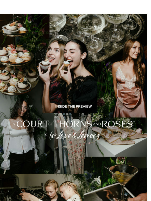 Inside the ACOTAR™ x For Love & Lemons Preview Event