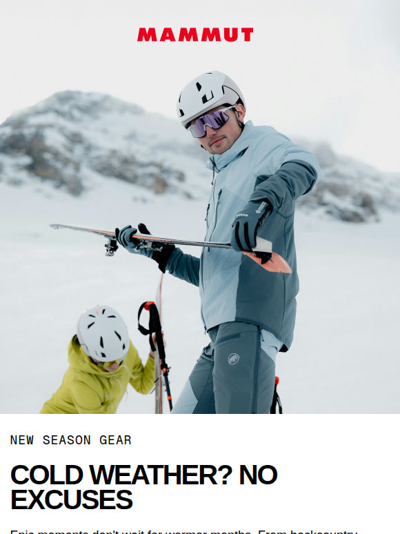 New gear built for winter thrill-seekers 🏔️