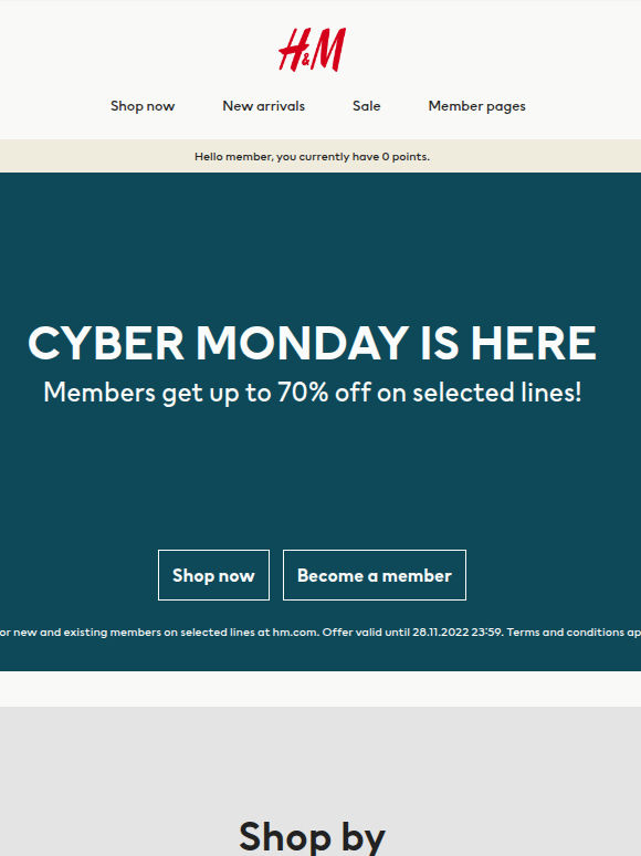 Cyber Monday is here!