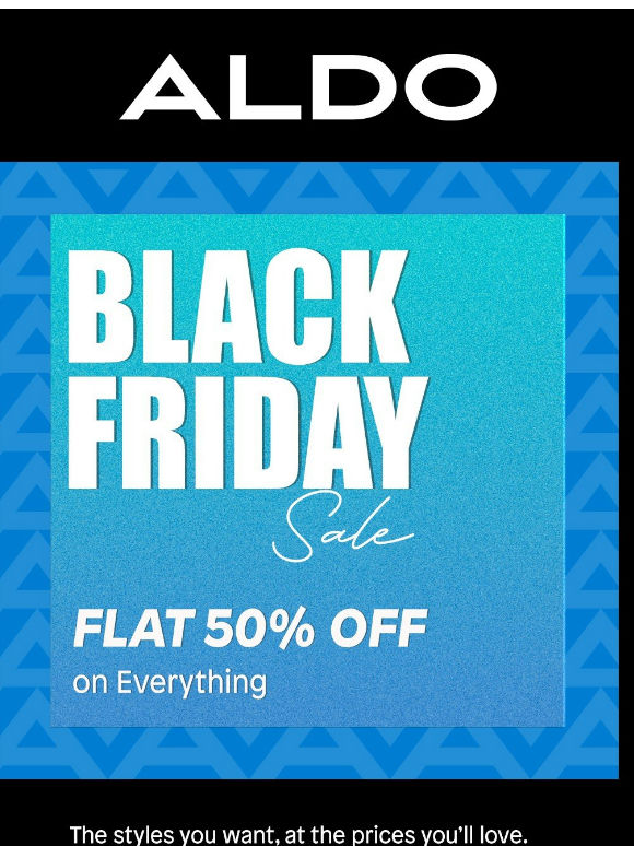 BLACK FRIDAY SALE- FLAT 50% OFF on Everything.