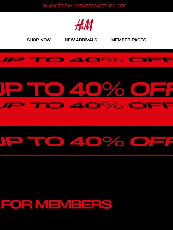 Black Friday gets even better for members