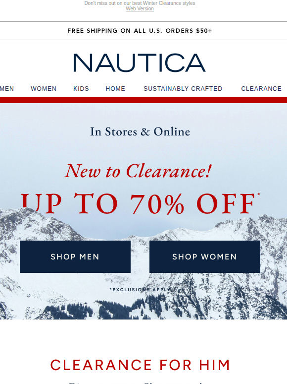 Up to 70% off is going on now!