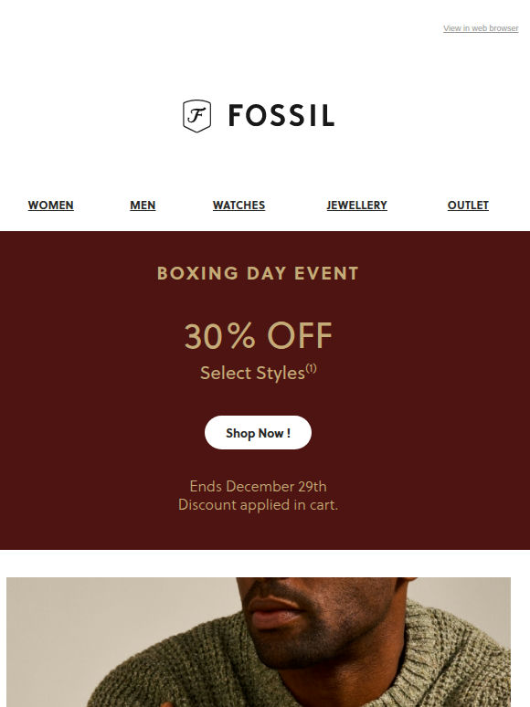 Limited time Boxing Day Event!