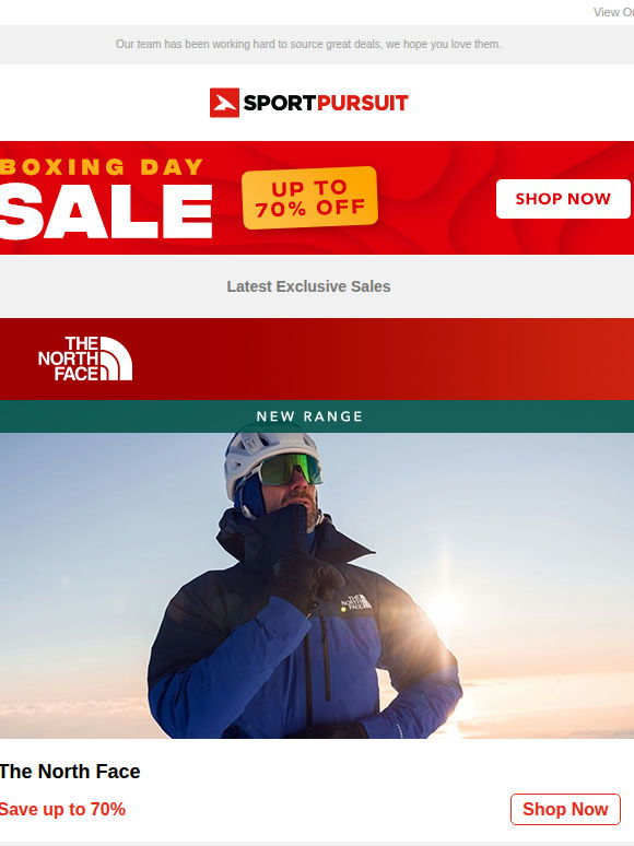 The North Face - New Range | Bølger - Price Drop | 30Seven Heated Clothing | HUUB | X-Bionic Clothing | Up to 70% Off!