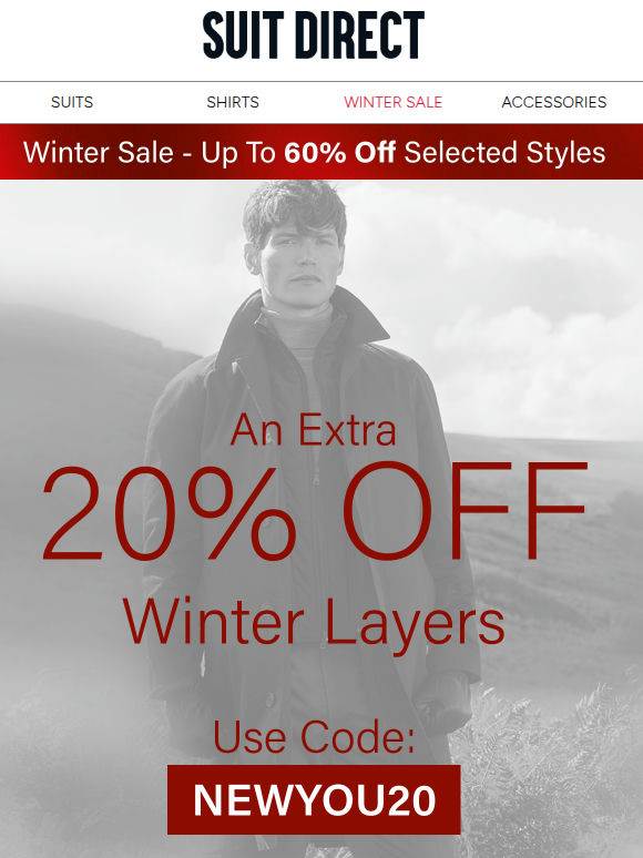 EXTRA 20% off Winter Layering