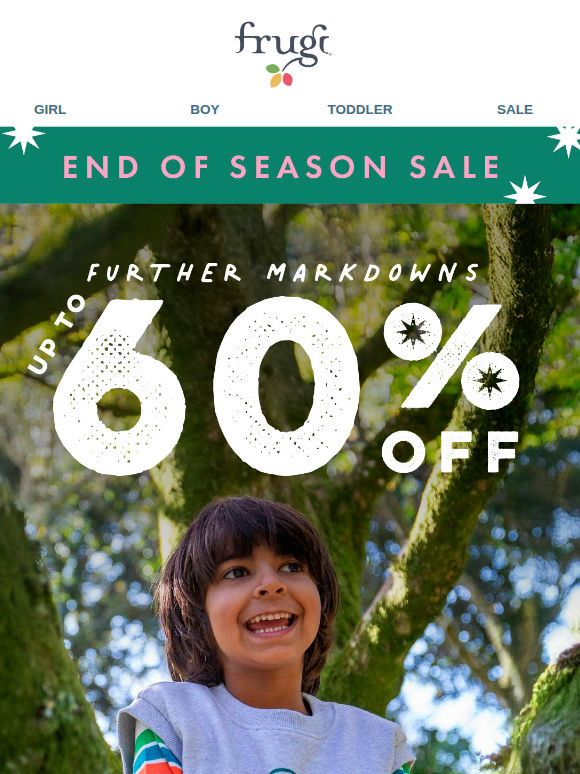Up to 60% off and selling fast