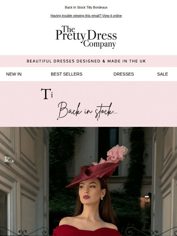 Bestseller Back in Stock the Tilly Pencil Dress in Bordeaux