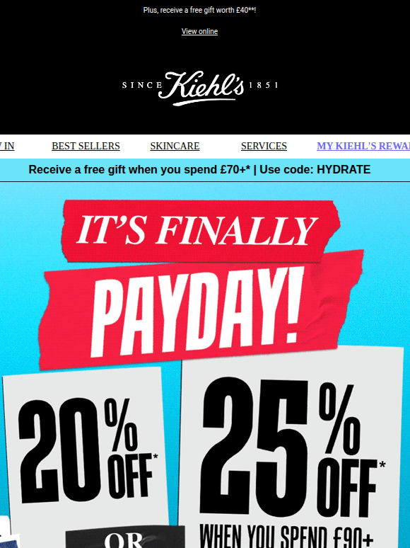 Adam! Payday has Arrived! up to 25% off*