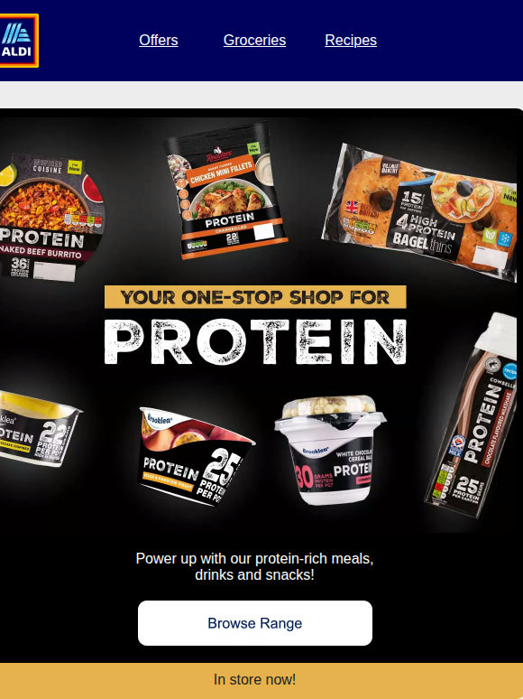 Your go-to protein range 💪