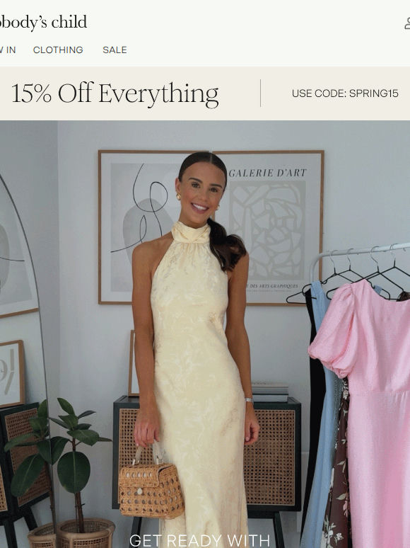 A dress for every spring occasion