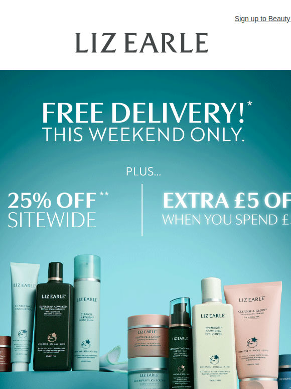 Payday = Free delivery all weekend 🚚