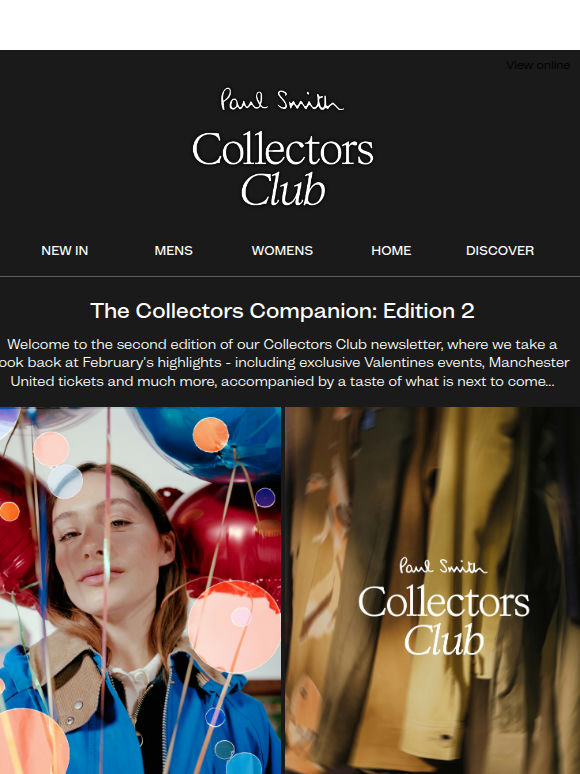 This month at Paul Smith