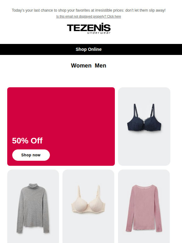 FINAL CALL NOW: 50% Off 📣